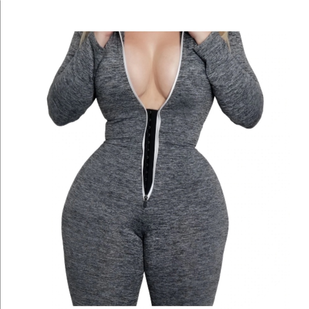 Faja Jumpsuit (Gray) Shaped Curvy Brand Size M